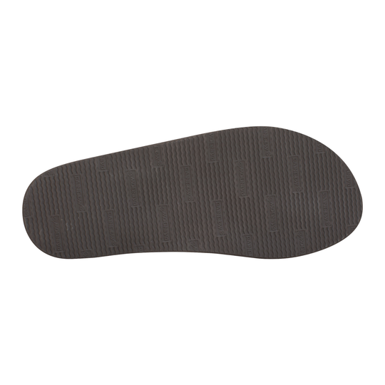 sierra brown flip flop bottom of sole