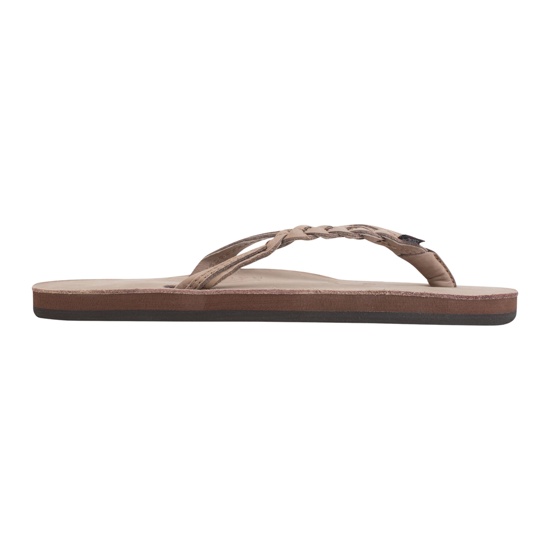 dark brown flip flop