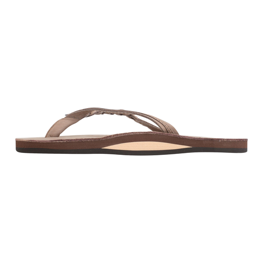 dark brown flip flop