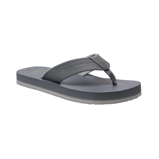 Gray sandal on a white background