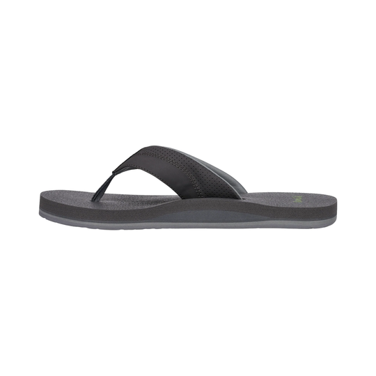 Gray sandal on a white background