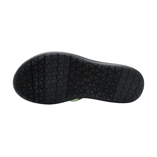 Black sole of a shoe on a white background