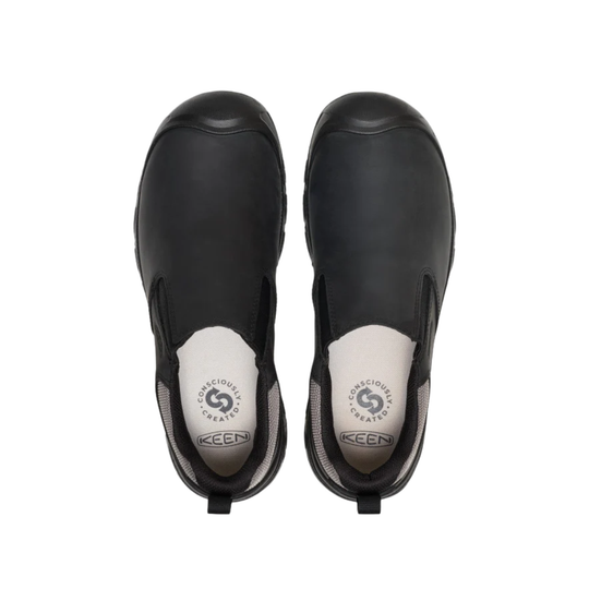 Black slip on keen shoes