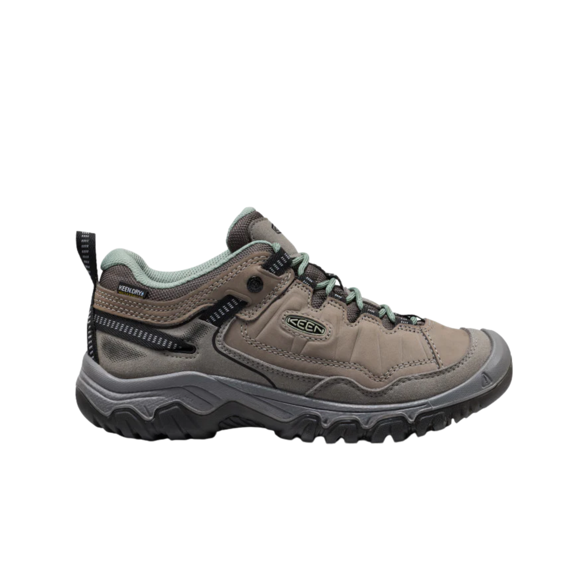 Tye4®️ KEEN Women's Targhee IV Waterproof Hiking Shoes - Steel Grey/Lily