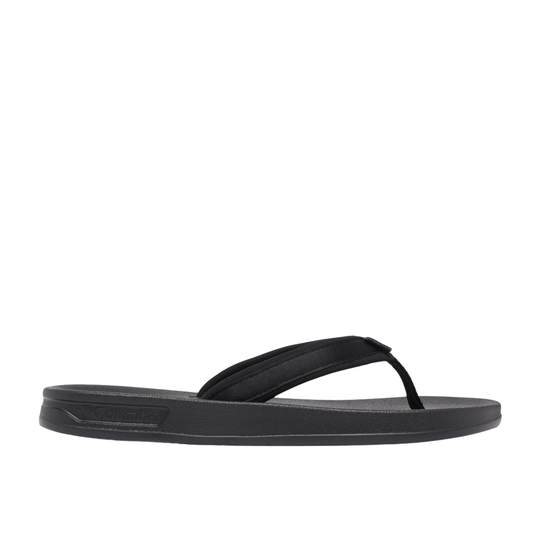 Black sandal on a white background