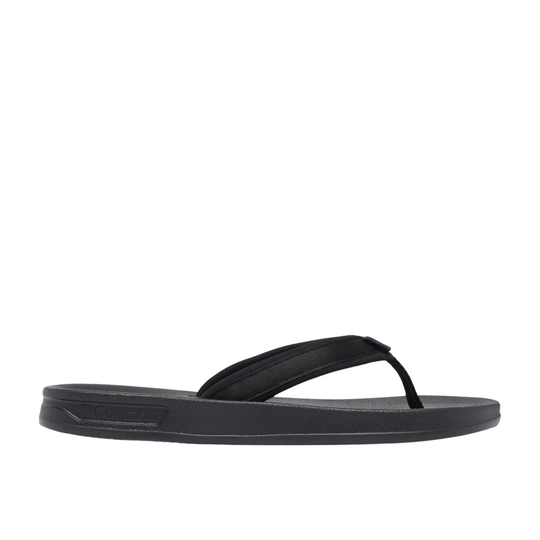 Black sandal on a white background