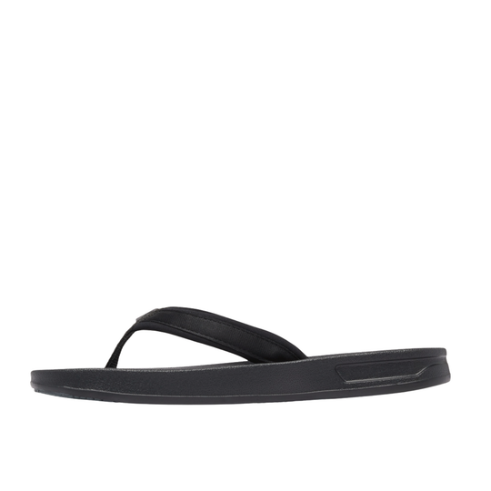 Black sandal on a white background