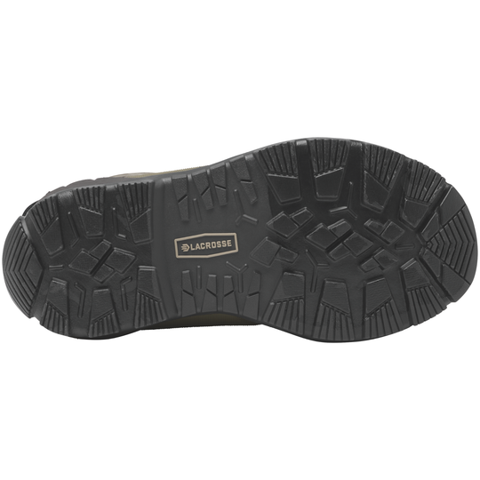Black shoe sole on a white background