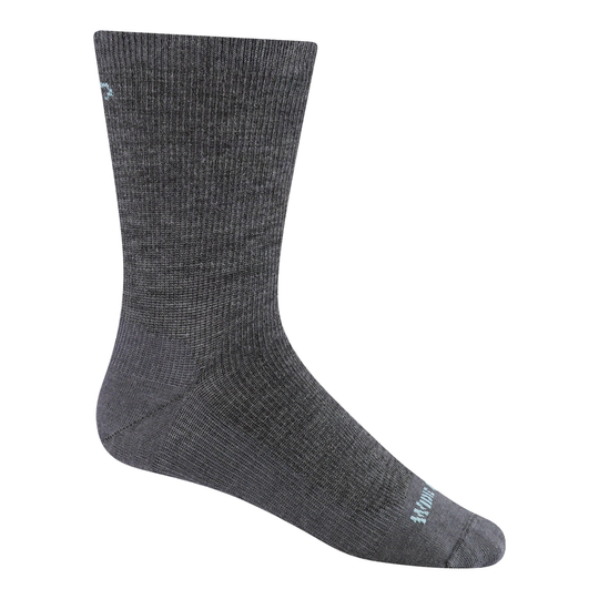 Grey sock on a white background