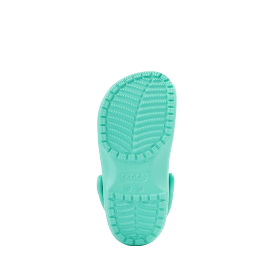 Turquoise sandal sole on a white background