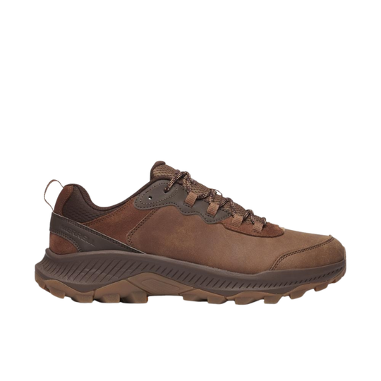  brown Merrell shoe on a white background