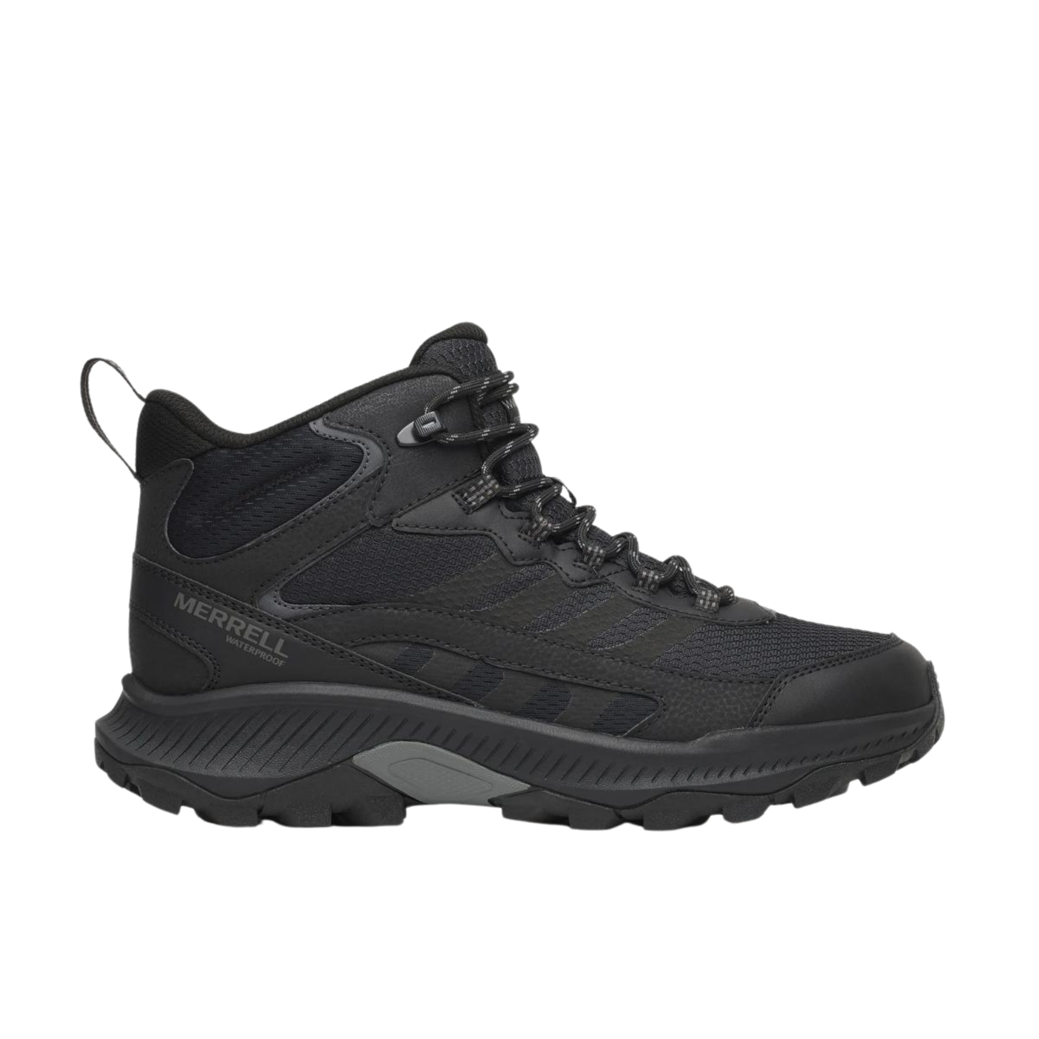 Merrell Men's Speed Strike 2 Mid Waterproof Hiking Boots - Black