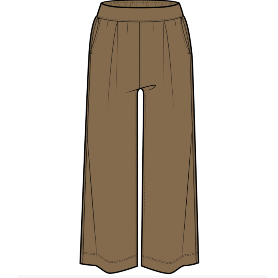 Honey Brown pants on a white background