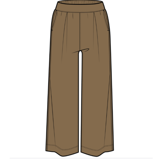 Honey Brown pants on a white background
