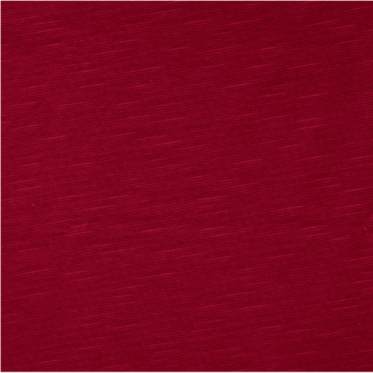 Solid dark red color swatch with a textured surface