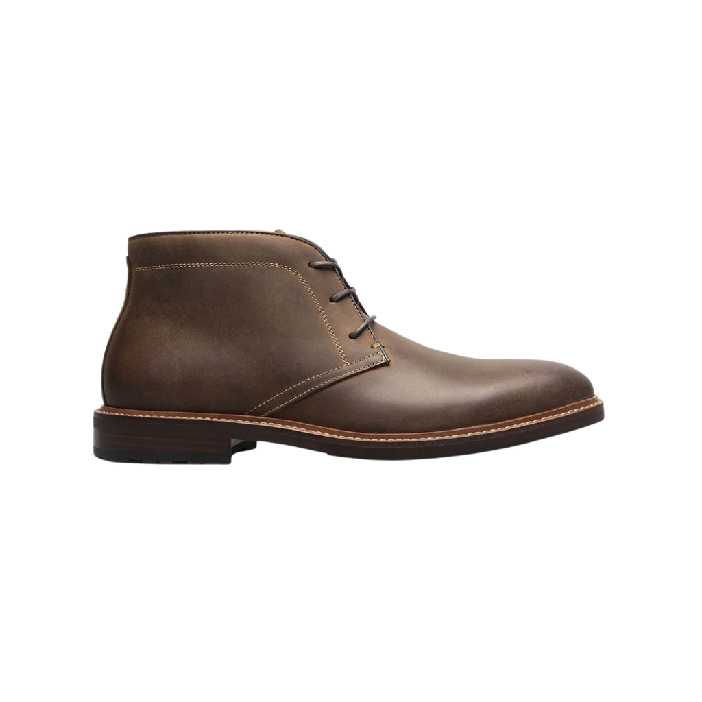 mens casual dress boots brown Florsheim Anthem Plain Toe Chukka Boot Men's This same dedication is Custom Made to order eieyomi Color:Chocolate Brown Linen
