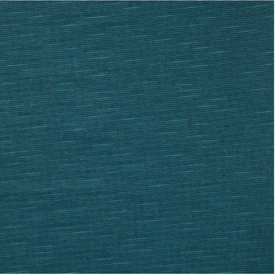 Solid teal color swatch with a textured pattern