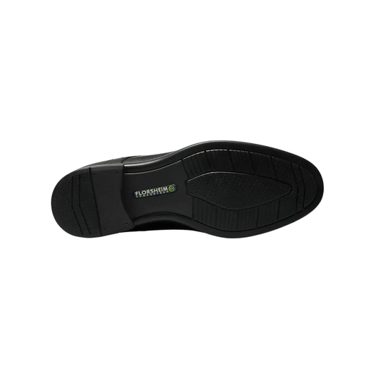 black sole with Florsheim logo