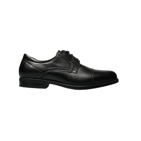 black Midtown Cap Toe Oxford shoe
