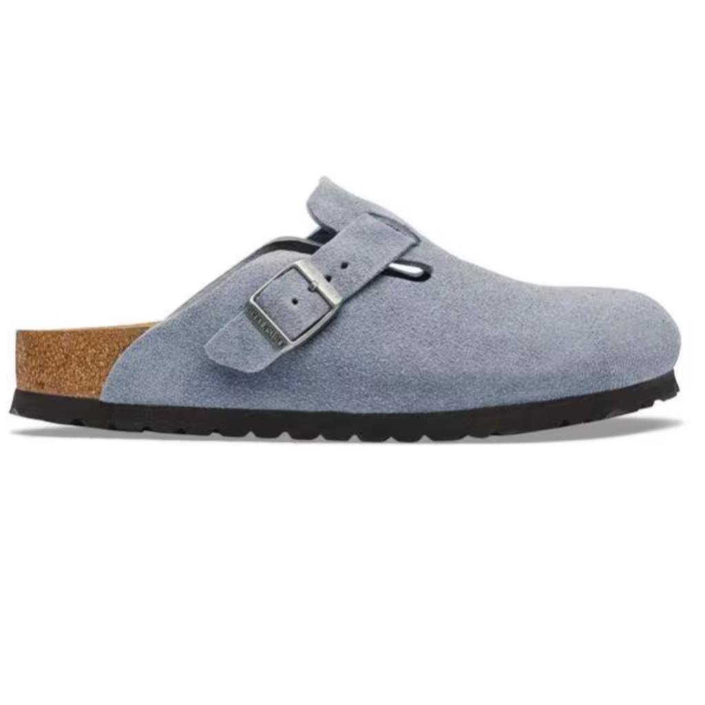 Birkenstock Boston - Stone Blue – Lenny's Shoe & Apparel