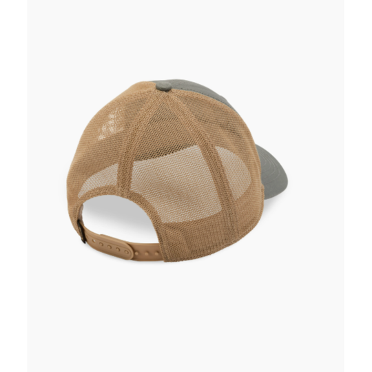 back of mesh hat beige & grey
