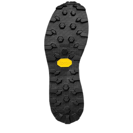 Bottom black sole with Vibram yellow logo
