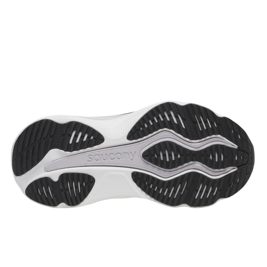 bottom sole with saucony logo on white background