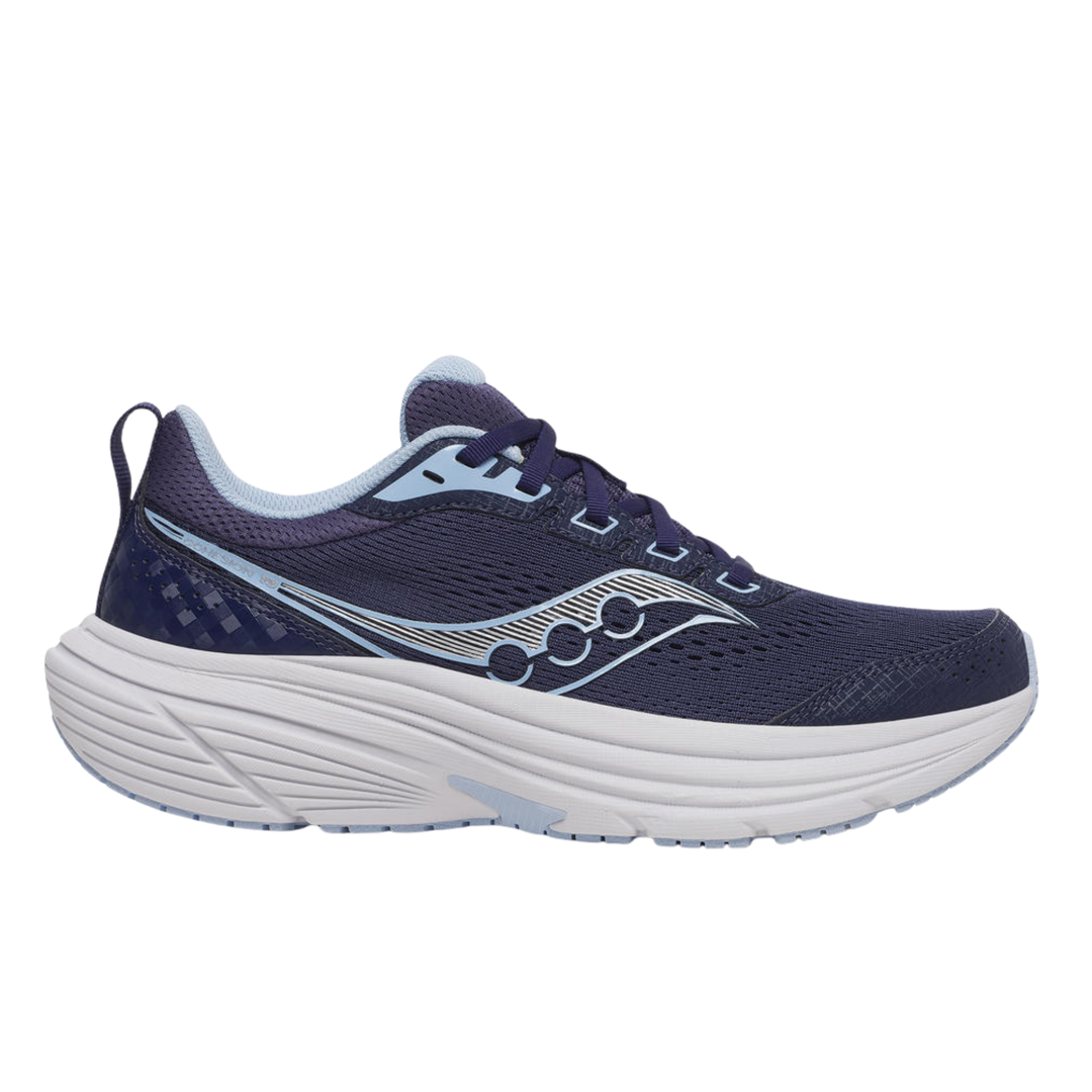 Saucony Women's Cohesion 19 Shoes - Naval/Skyward on white background