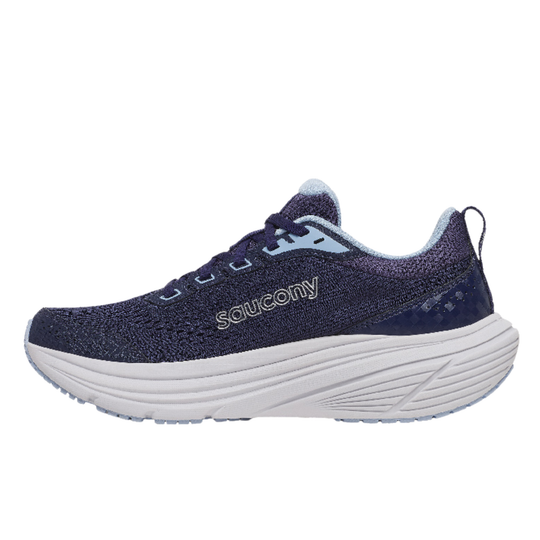 Saucony Women's Cohesion 19 Shoes - Naval/Skyward on white background