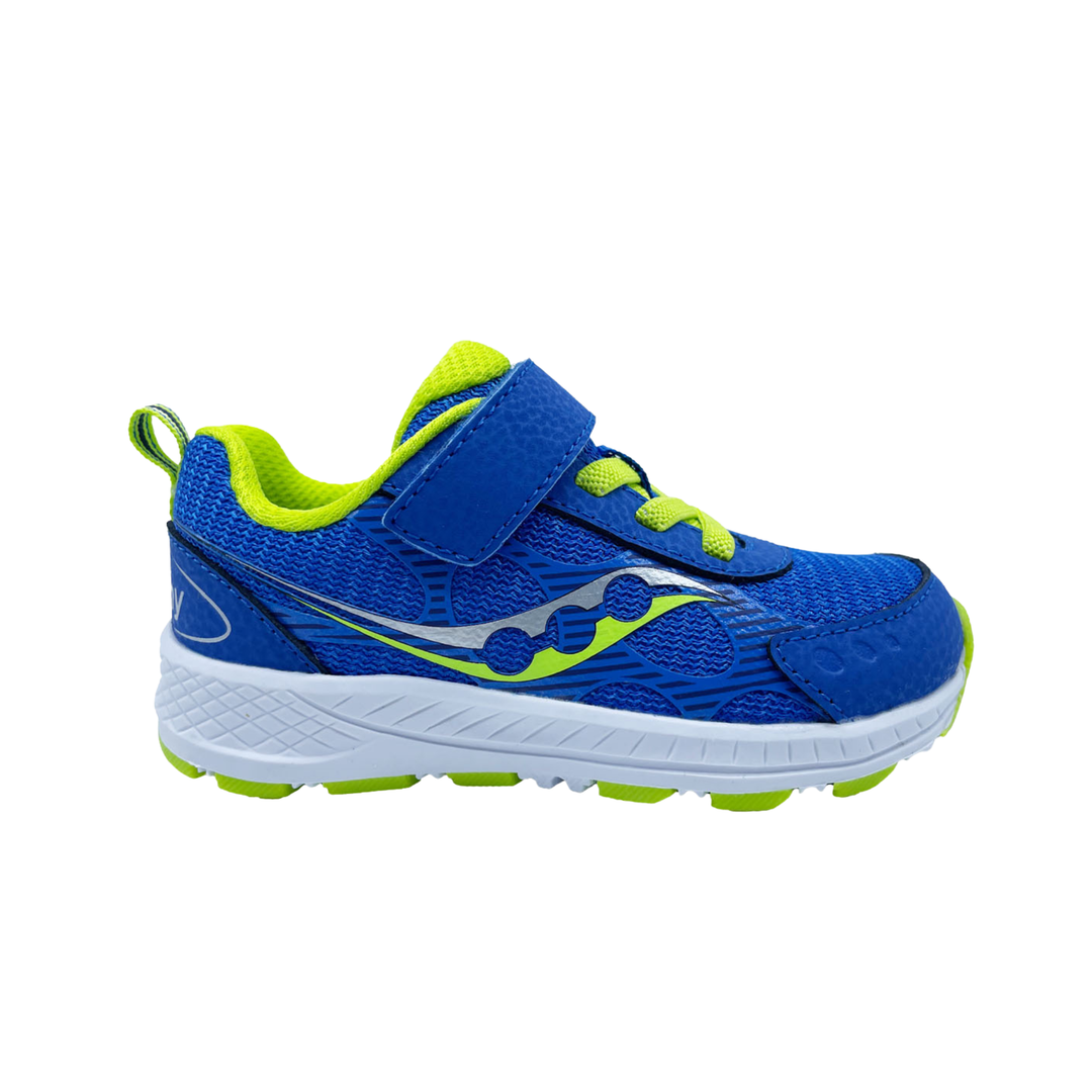 Saucony Kids' JR Wind XT Shoes - Blue on white background