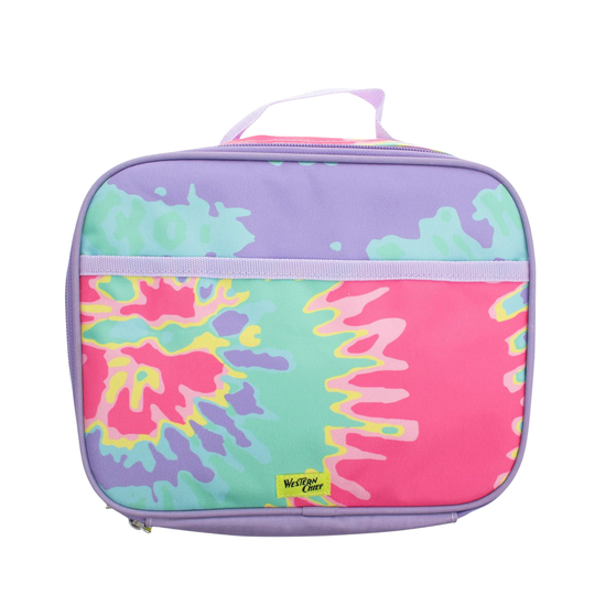 Western Chief Kids' Tie Dye lunch box- Multi on white background