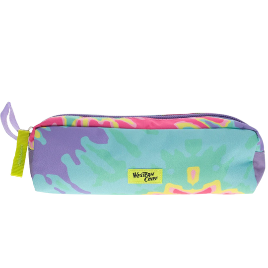 Western Chief Kids' Tie Dye Pencil case - Multi on white background