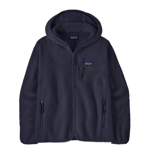 Blue half-zip sweatshirt with a brand logo on a white background