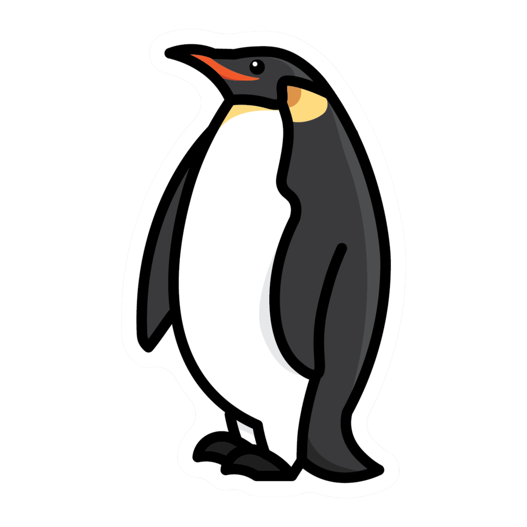 Sticker Northwest Penguin on a plain white background