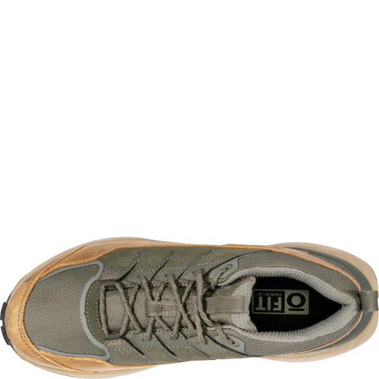 Sneaker with a visible brand logo on a white background