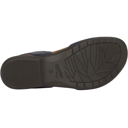 A close-up top-down view of a shoe's dark gray outsole, showing the brand name 'BONSAI' embossed on the heel area and a leaf tread pattern on the front.
