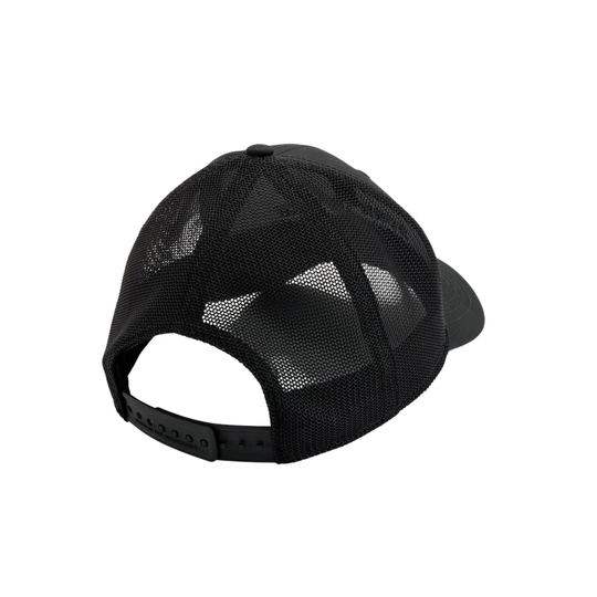 back of Kuhl BIM Trucker Hat - Raven on a plain white background