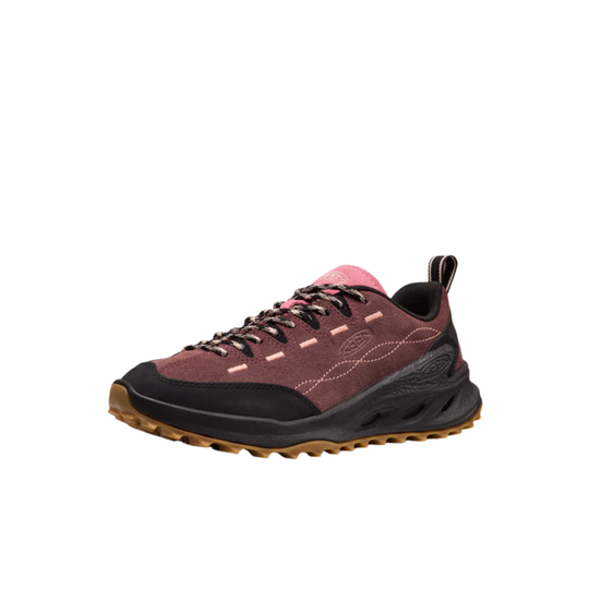 Huckleberry/Cameo Rose slip-on shoe with a platform sole on a white background