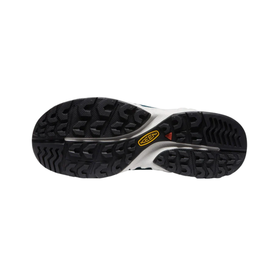 Black shoe sole on a white background