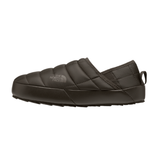 The North Face Women's Thermoball Traction Mule V Slippers - Dark Chestnut on a plain white background
