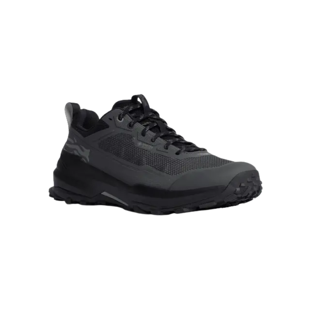 Black sneaker on a white background