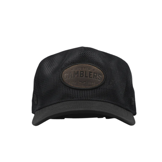 Melin Odysea Retro Brand Hydro - Black front view on a plain white background