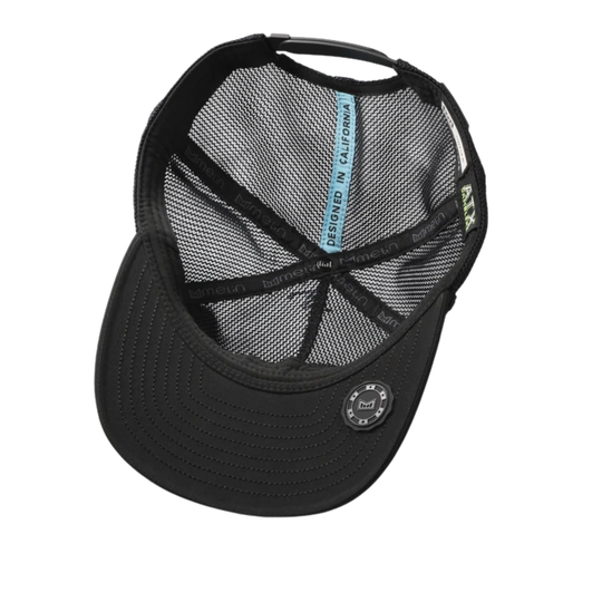 Melin Odysea Retro Brand Hydro - Black inside view on a plain white background