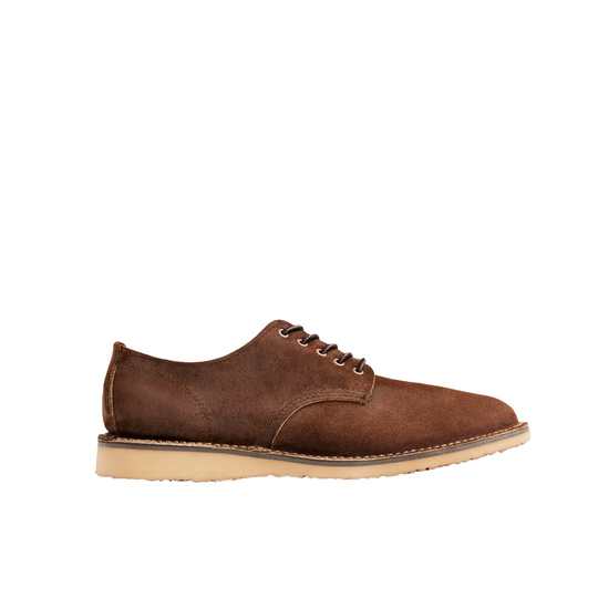 Red Wing Men's Weekender Oxford Shoes - Chocolate on a plain white background