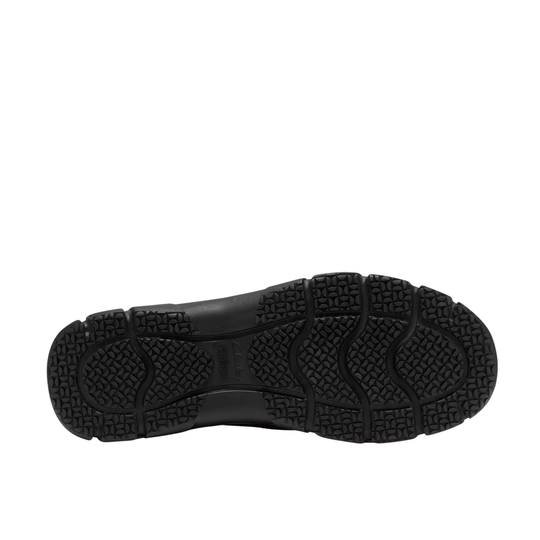 Black shoe sole on a white background