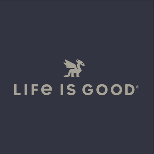 Life Is Good Men's Good Vibes Hoodie - Inkwell Blue