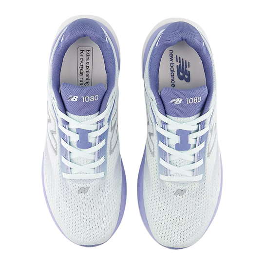 New Balance Women's 1080v15 Shoes - Glint Blue on a white background