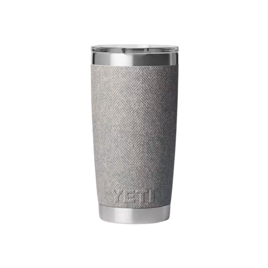 YETI Rambler 20 oz Tumbler With Magslider Lid - Riverhead Green on a plain white background