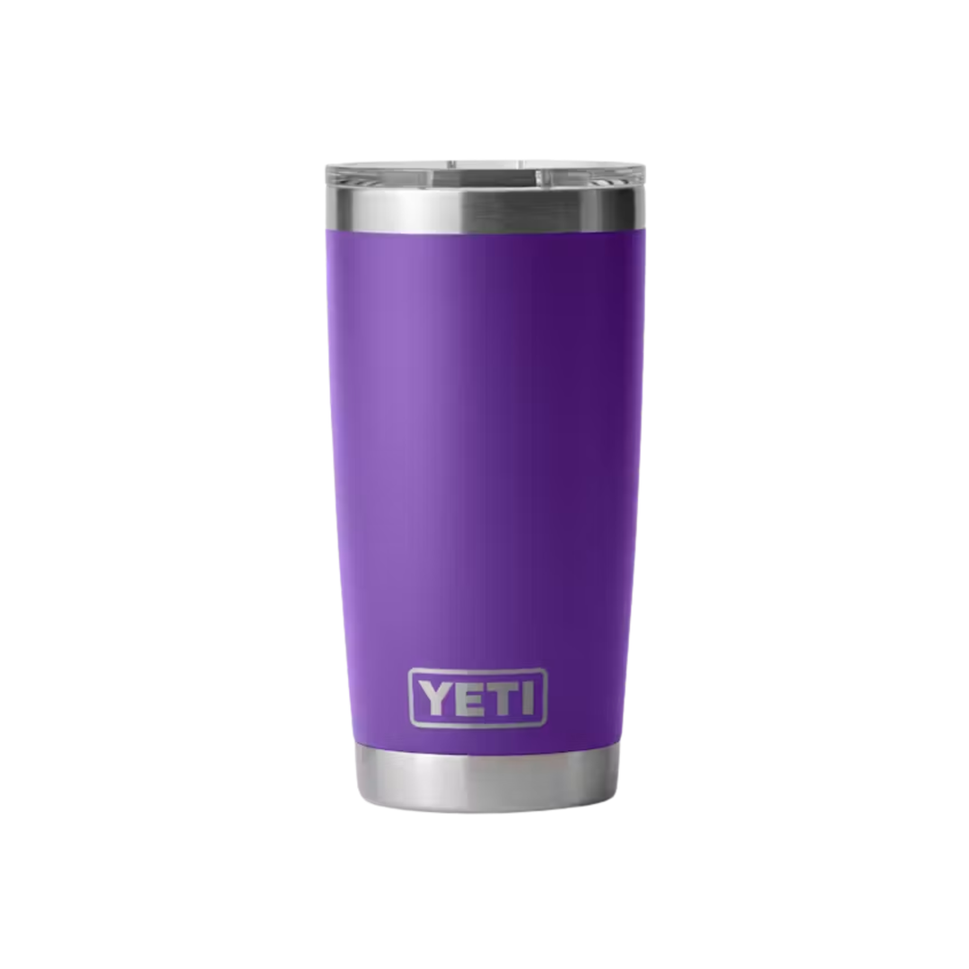 YETI Rambler 20 oz Tumbler With Magslider Lid - Pace Purple on a plain white background