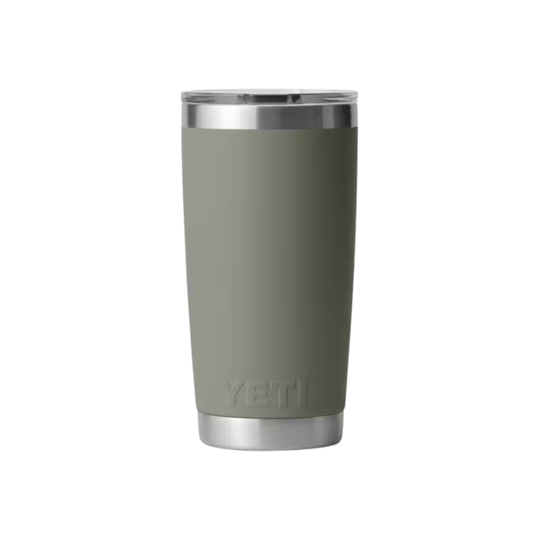 YETI Rambler 20 oz Tumbler With Magslider Lid - Pampa Green on a white background